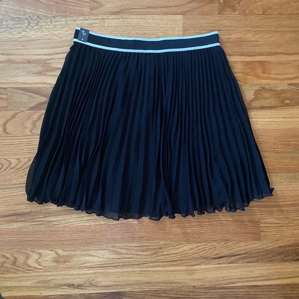 Black Pleated Skirt
